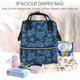 thumbnail image 5 of Disketp Sea Turtle Mochila de Pañales de Gran Capacidad con Múltiples Bolsillos, Mochila de Viaje Multifuncional para Bebé, Unisex, Moderna y Resistente, 5 of 6