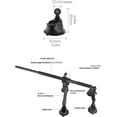 thumbnail image 5 of Suction Car Mount For Camera, 5In1 Suction Ball Head Adapter, Action Selfie Stick Accessories, Aluminum Car Mount, 5 of 5