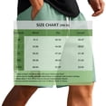 thumbnail image 3 of JoveMarine Men's Waffle Knit Drawstring Shorts, Solid Color Straight Leg Casual Shorts, Lightweight Loose Fit for Spring Summer Running, Beach and Daily Army Green 3XL, 3 of 4