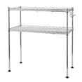 thumbnail image 5 of Veryke Kitchen Rack, Bakers Racks, Kitchen Corner Rack, Kitchen Shelving and Storage, Microwave Stand for Spice Rack Organizer Workstation, Silver, 5 of 5