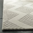 thumbnail image 2 of SAFAVIEH Blossom Winston Geometric Wool Area Rug, Ivory/Silver, 5' x 8', 2 of 7