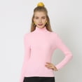 thumbnail image 6 of Ettsollp Women Tops High Collar Long Sleeve Slim Fit Elastic Knitting Tops Solid Color Pullover Tops Daily Wear, 6 of 8