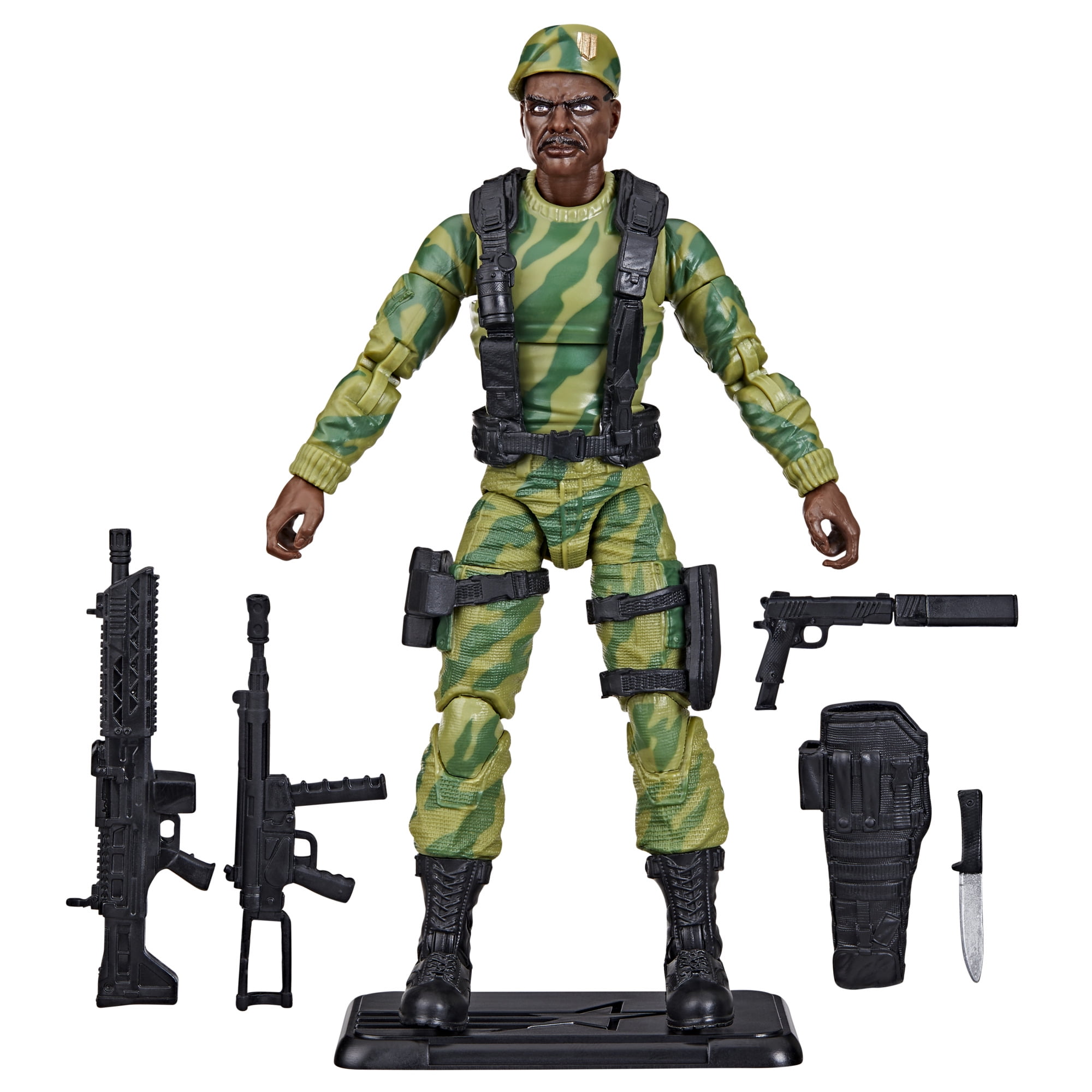 Figurine GI Joe 25th - Sgt Stalker Hasbro - Neuve Sous Blister