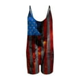 thumbnail image 3 of Cathalem Workout One Piece Jumpsuit Wide Leg Jumpsuits Rompers Outfits with Pockets,Hot Pink XL, 3 of 3
