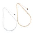 thumbnail image 3 of Claire's Teen Girls Gold and Silver Layering Metal Chain Necklaces, 2-Piece, 3 of 6