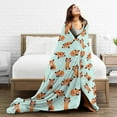 thumbnail image 5 of Red Panda Gifts Flannel Fleece Throw Blanket Warm Cozy Plush Bed Blankets for Sofa Couch Bedroom 80"X60", 5 of 6