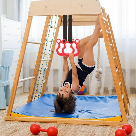 WEUVEB Gymnastics Red ABS PP for Exercise Strength Training