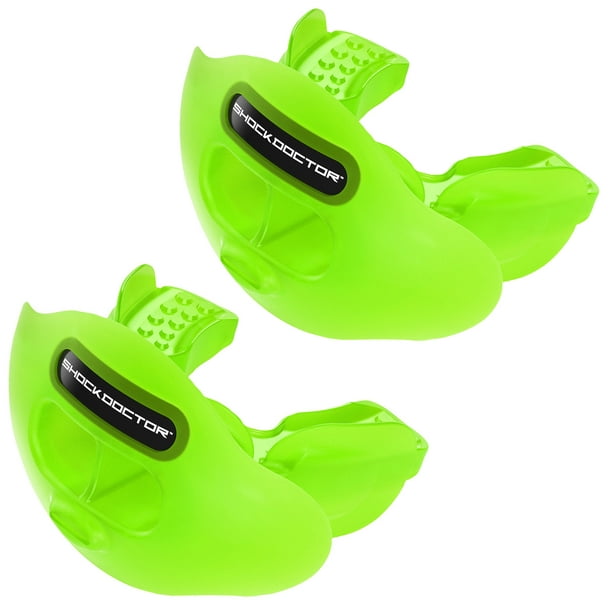 Shock Doctor (2 Pack) Football Sports Mouth & Lip Guard, Airflow