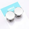 thumbnail image 4 of A Pair of Steel Hexa Nut Push-Fit Single Flared Ear Gauge Plug, 4 of 4