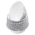 thumbnail image 1 of 400 Contenido de forros para muffins de papel de aluminio plateado, tamaño estándar, moldes de horneado metálicos, 1 of 6