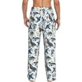 thumbnail image 7 of Salouo Underwater Animals 1 Print Pajama Pants for Men, Lounge Pants Elastic Waistband Casual Men's sleepwear Loungewear Sleep Pajama Pant -XX-Large, 7 of 7