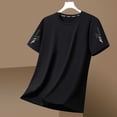thumbnail image 5 of yillto Men Big and Tall Shirts Quick Dry Lightweight Athletic Running Tshirts Summer Breathable Tees, 5 of 7
