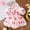 hwj# Red70, variant on Girls Baby Toddler Romper Dress Long Sleeve Smocked Ruffles Polka Dot Ruffled Cute Bow Bodysuits With Headband 2 Piece Fashionable Elegant Cozy Summer Set,Hot Pink,18-24 Months