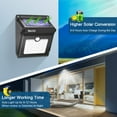 thumbnail image 3 of Baxia Technology Luces Solares Para Exteriores, Sensor De Movimiento De Seguridad Inalámbrico, Luces Solares Para Exteriores, Impermeables, Para Puerta Delantera, Patio Trasero, Escalones, Garaje, Jar, 3 of 5