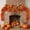 MulticolorC, variant on Artificial Maple Leaf Garland 68.9 Inch Fall Wreath for Thanksgiving Halloween Christmas Decorations | Bendable Plastic Vine for Courtyard Living Room Fireplace Door