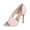 Pink, variant on JINMGG Sandals for Women Plus Clearance Summer Open-toed Snake Print Roman Shoes Fish Mouth Side Hollow High Heels Pink 41