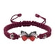 thumbnail image 1 of Pulseras para mujer, regalos para mujer, pulsera para enamorados, pulsera tejida a mano para San Valentín, joyería para novias, pulsera con dije de mariposa., 1 of 2