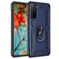 thumbnail image 1 of Kaleidio Case For Samsung Galaxy S21 FE 5G [Hybrid Protector] Rubberized Shockproof [Ring Stand] 2-Piece Armor Cover [Blue/Black], 1 of 2