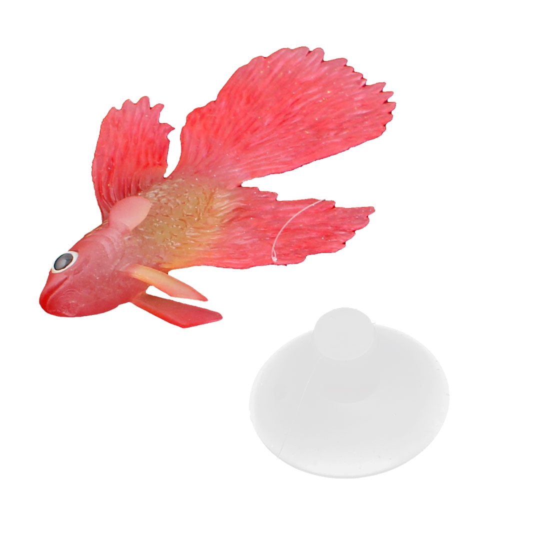 Unique Bargains Aquarium Tank Simulated Floating Glowing Betta Fish