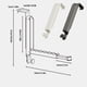 thumbnail image 4 of Advancent Solución de almacenamiento versátil: ganchos plegables para puerta con 6 perchas y extensiones. Percha para puerta para ropa. Almacenamiento y organización del hogar Estilo gancho gris, 4 of 6