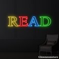 thumbnail image 3 of Glowneon Read Neon Sign, Read Led Sign, Library Decor, Reading Room Decor, Gift for Kids, 3 of 5