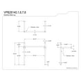 thumbnail image 3 of Fauceture VPB28148 Stainless Steel Console Sink Legs, Brushed Nickel, 3 of 5