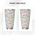 thumbnail image 3 of KLL Chemical Flasks And Test Tubes Print 40oz Stainless Steel Insulated Car Cup with Spillproof Lid - Keep Your Drink Hot or Cold on the Go-Without Straw, 3 of 8
