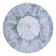thumbnail image 3 of Unique Loom Yara Collection Area Rug - Nayer (7' 10" Round Teal Ivory/Gray), 3 of 7
