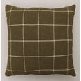 thumbnail image 5 of Mainstays Olive Window Pane Decorative Throw Pillow 18x18, 5 of 5