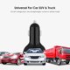 thumbnail image 5 of Cateissary 32W QC3.0 3 Puerto USB tipo C de coche rápido LED Voltímetro Auto Cargadores de dispositivos electrónicos específicos, 5 of 6