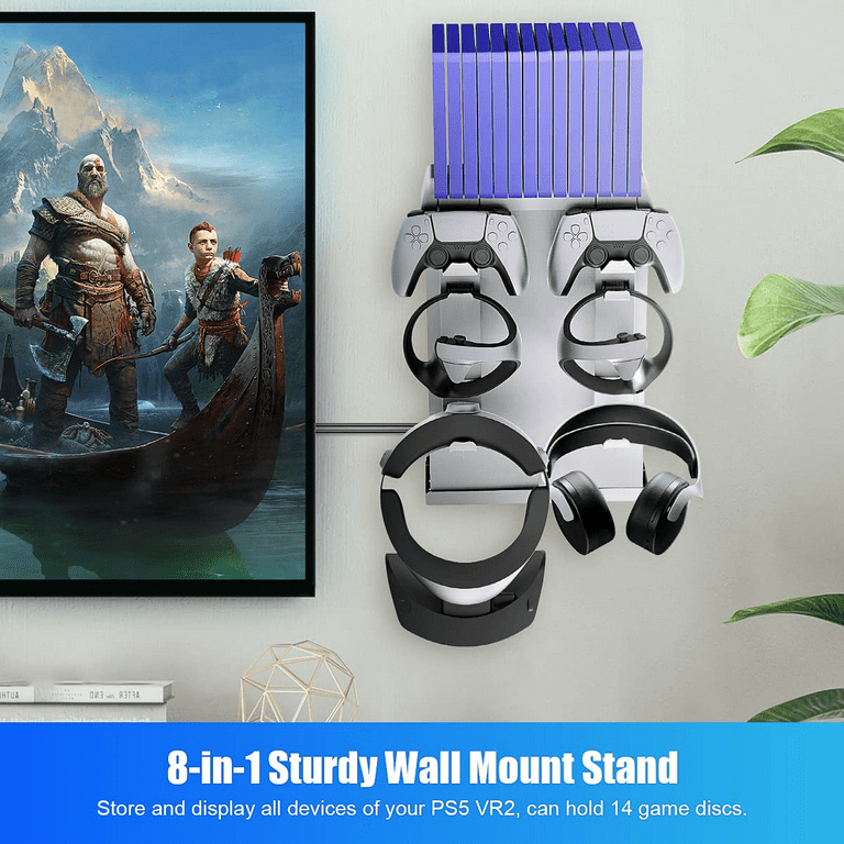 Mount Blade Ii Bannerlord Ps5  Soporte de montaje en pared ps5-Soporte  para Gamepad que ahorra espacio para Playstation 5 y Vr2