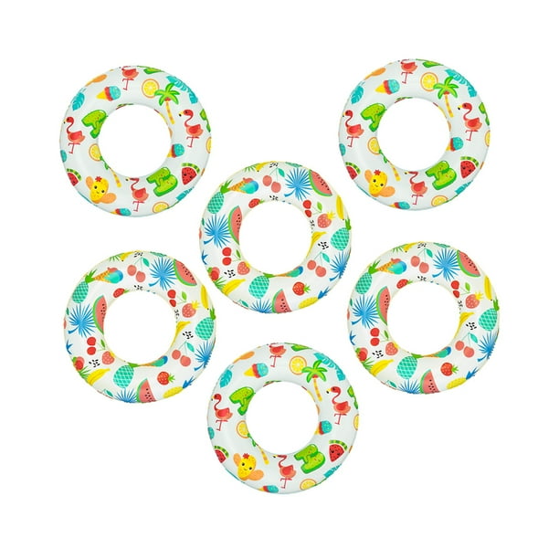Salvavidas Inflable Infantil De Flores Tropicales Mayoreo 6 Piezas Bestway salvavidas inflable