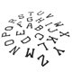 thumbnail image 5 of 2 Sets Decorative Iron On Patches Featuring English Letters For Crafts And Clothes Repair In Black Color Suitable For DIY Projects, 5 of 5