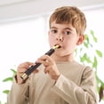 thumbnail image 4 of LITINKIMI Instrument Culturel Flûte Outil de Musique Traditionnel pour l'Éducation Musicale Laiton Brun Lot de 1, 4 of 7