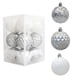 thumbnail image 2 of Set de 12 Bolas Decorativas Navideñas - Adornos Colgantes de Plástico Multicolor de 6 Cm para Árbol de Navidad, Coronas y Decoración Navideña, 2 of 6