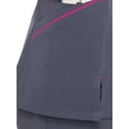 thumbnail image 2 of Signature Collection Women's V-Neck Scrub Top with Embroidery Accent, 2 of 8