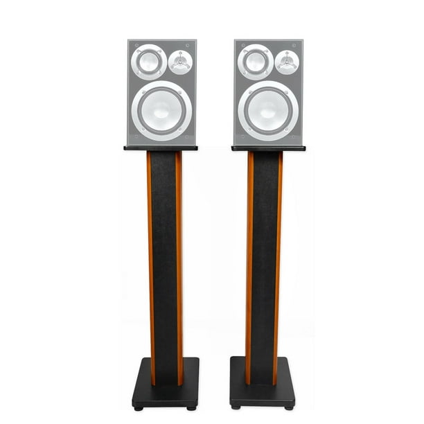 (2) 36" Bookshelf Speaker Stands For Yamaha NS6490 Bookshelf Speakers