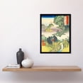 thumbnail image 2 of Horai Temple Mountains Mikawa Province Utagawa Hiroshige Japanese Woodblock Framed Wall Art Picture Print 12x16 inch, 2 of 5