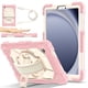 thumbnail image 1 of Funda Resistente a Golpes para Samsung Galaxy Tab A11, Funda Protectora de Silicona + Capa de PC Anti Caída con Asa Giratoria de 360°, Soporte, Correa para el Hombro, Rosa, para Galaxy Tab A11, 1 of 8