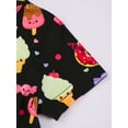 thumbnail image 6 of WIBACKER 3-12Y Girls Pajamas Set Kids Donuts Sleepwear 2 PCS Short Sleeve Top and Shorts Pants for Toddler Girls Summer Jammies, 6 of 14