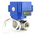 thumbnail image 4 of U. S. Solid IP65 Motorized Ball Valve 1/2 in NPT Full Port Stainless Steel AC/DC 9-24V 2 Wire Auto Return Wiring Normally Open Blue Casing, 4 of 6
