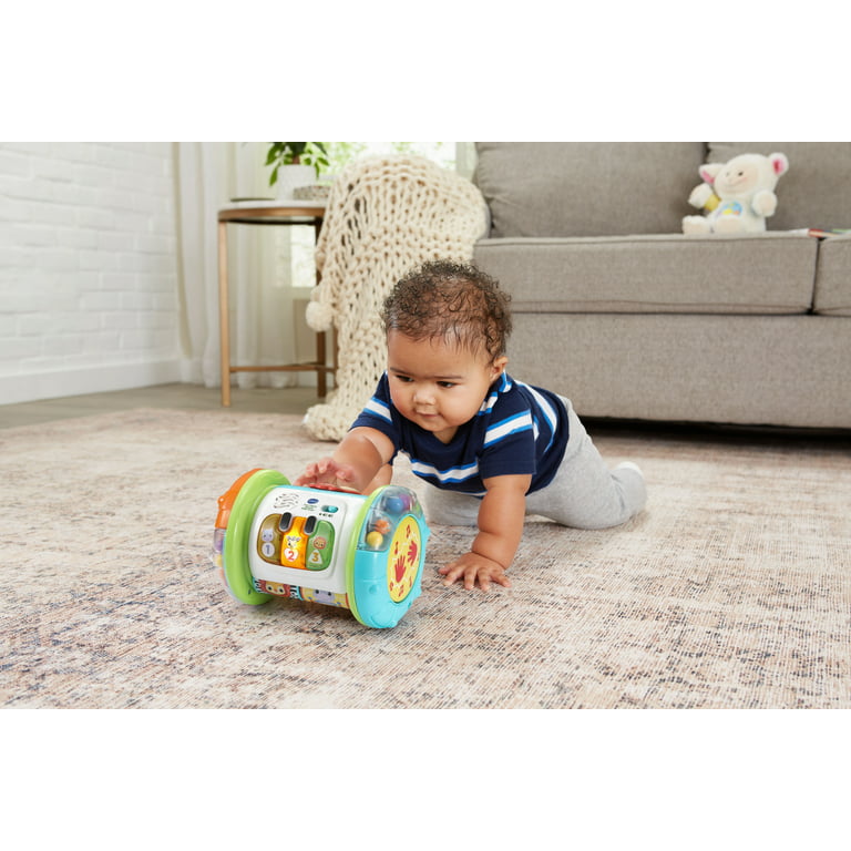 VTech 2-in-1 Push & Discover Turtle, Baby Walker with Sounds, Music and  Phrases, Baby Musical Toy with Learning Games and Motion Sensors, Preschool