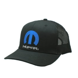 ◆Wrangler◆ Patch Mesh Trucker Cap Black Wrangler Men's Block Patch Logo Mesh Back Trucker Cap
