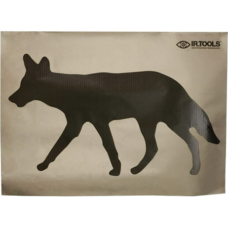 IR. Tools Upright Thermal Coyote Target Kit- Includes Thermal Target for Zero Coyote Passive Thermal Target and Thermal Pasters-Thermal Scope Target