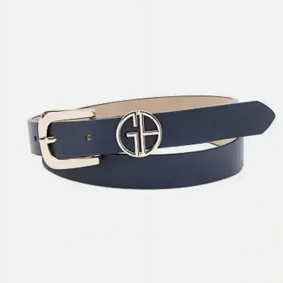 Giani Bernini Ceinture de Maintien Logo, Marine, Petit