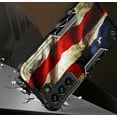 thumbnail image 5 of Cass Creations Case Compatible for Samsung Galaxy S22+ (6.6 inch S22 Plus), Hybrid Shockproof Bumper Protective Phone Cover - American Flag, 5 of 5