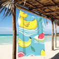 Ducks Watermelons Bananas Leaves Beach Towel Yoga Mat Bath Towel Water