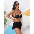 thumbnail image 7 of ANFERRY High Waisted Swim Shorts for Women Side Split Beach Board Short 2 in 1 Tankini Bottom with Pockets, 7 of 7