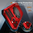 thumbnail image 3 of Allytech Case for iPhone 11 Pro - 360° Rotatable Magnetic Ring Stand - Compatible with MagSafe - Military-Grade Protection - Anti-Scratch & Anti-Fingerprint - Slim Fit Cover (Red), 3 of 11