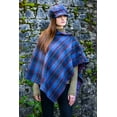 thumbnail image 5 of Irish Tweed Blue And Red Plaid Newsboy For Women Made By Mucros Weavers, 5 of 6